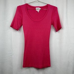 Michael Stars for ANTHROPOLOGIE | Shine Scoopneck Tee, Size XS